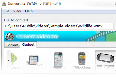 Convertilla Video Converter